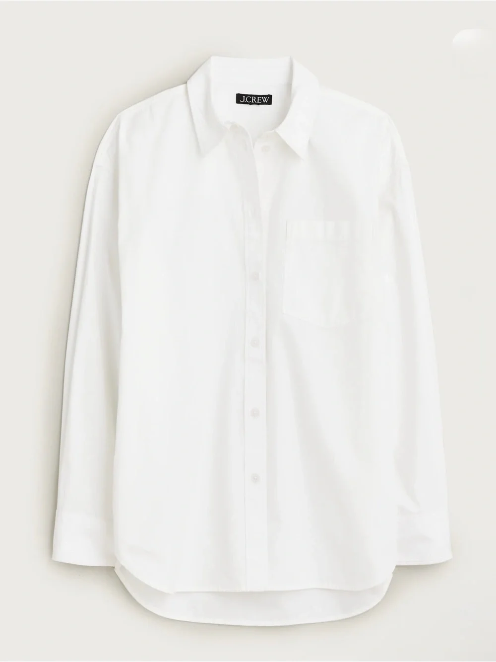 NWT J.Crew Étienne Oversized Lightweight Oxford Shirt – White – Size XS